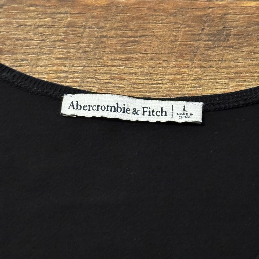 Abercrombie & Fitch Black O-Ring Fitted Blouse - Picture 3 of 5